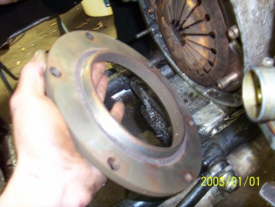 přítlačný kotouč z brzdového kotouče Škoda felicia