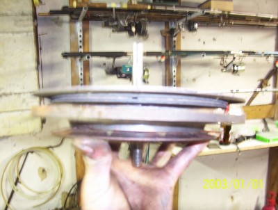 Kompletní sestava mimo setrvačník